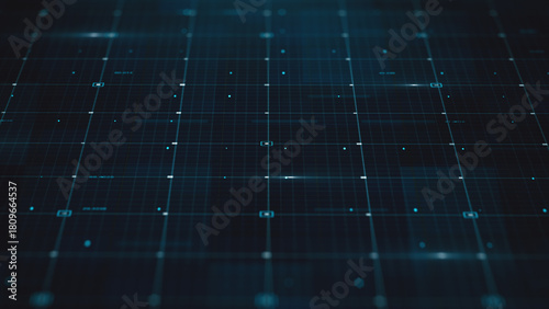 Abstract Digital Data Technology Grid/
Illustration of an abstract technology background with digital data patterns on a beautiful graphic grid