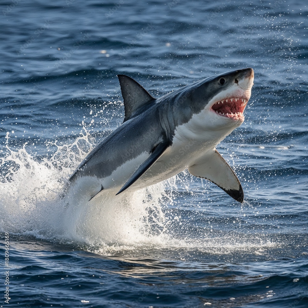 Fototapeta premium great white shark