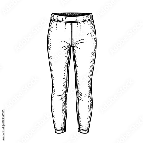 Fleece-lined leggings for added warmth in winter clothing set  