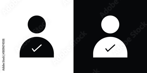 User check icon design element for website and app ui design projects