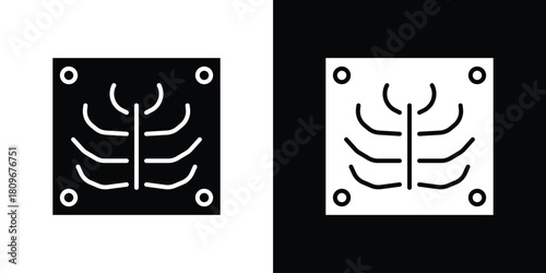X ray icon design element for website and app ui design projects