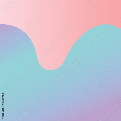 Soft Pastel Liquid Gradient Background  Minimal Abstract Fluid Shape Vector