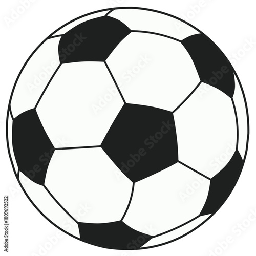 soccer ball on white background