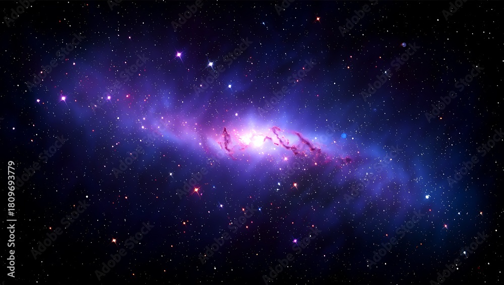 custom made wallpaper toronto digitalSpectacular Nebula in Deep Space with Vibrant Colors and Starlight Glow
