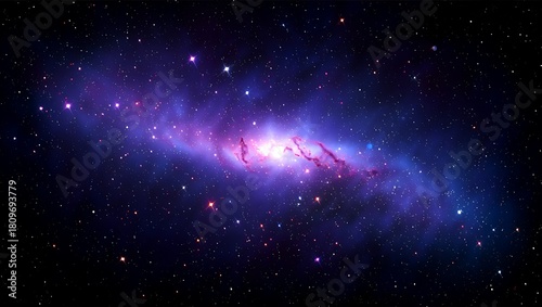 Wallpaper Mural Spectacular Nebula in Deep Space with Vibrant Colors and Starlight Glow Torontodigital.ca