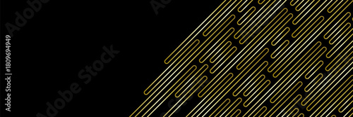 Modern Gold line Background. Luxury Wallpaper. Abstract Business Banner. Vector Illustration