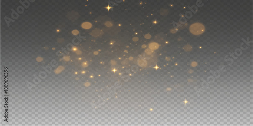 Bright blue winter star pattern vector illustration with glowing snowflakes and falling light texture design