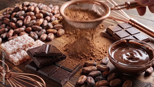 The Art of Chocolate Making: A Cinematic Journey from Raw Cocoa Beans to Decadent Bars and Melted Ganache