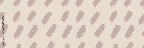 Cute seamless leopard pattern with neutral dots and simple texture.