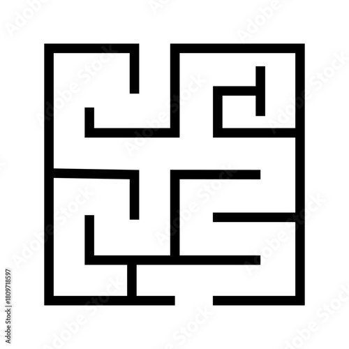  maze game icon vector icon