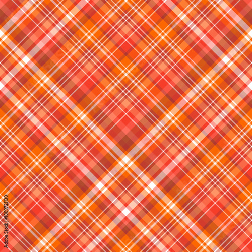 Seamless pattern with glorious orange and white colors for plaid, fabric, textile, clothes, tablecloth and other things. Vector image. 2

pattern, plaid, orange, white, plaid pattern, background, abst
