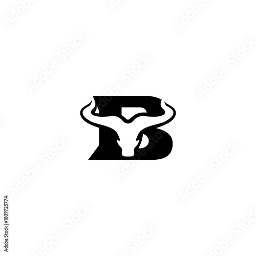 Letter B Bull logo.eps