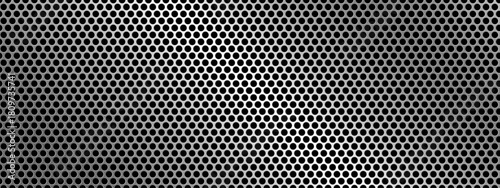 Metal dot with mesh and hole for texture or steel. Background pattern with grill and seamless and dot. Metal with mesh and vent for iron or sheet, plate with strong and grunge for abstract or design.