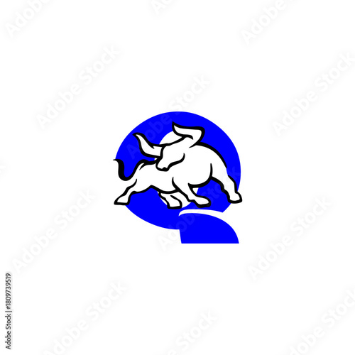 Alphabet Strong Mascot Symbol...