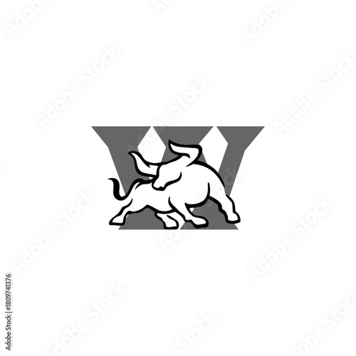 Alphabet Strong Mascot Symbol...