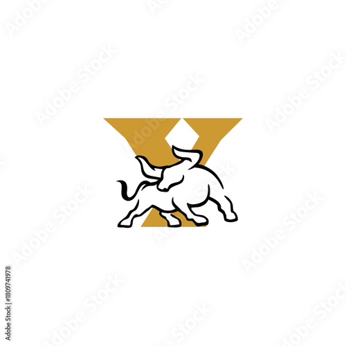 Alphabet Strong Mascot Symbol...