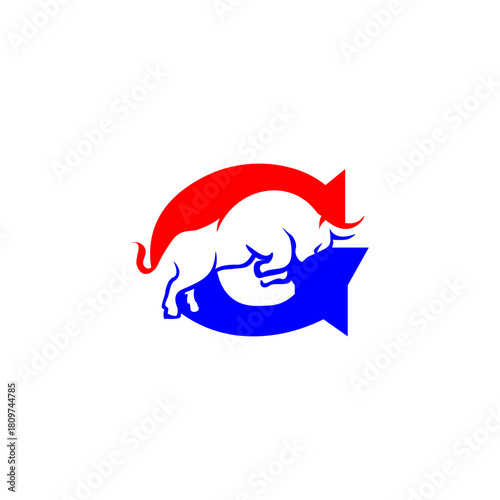 Bull Letter G Logo Vector, Al...