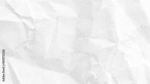 Crumpled white paper texture background loop.Textured vector backgrounds, abstract paper texture animation video.