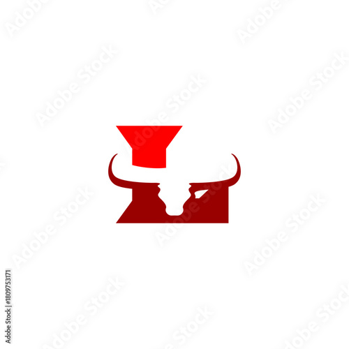 Abstract Bull Letter L Logo, ...