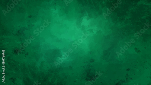 Dark Emerald Green Grunge Texture Background with Abstract Vintage Paper Style. Black-Green Smoke, Foggy Spotlight, Distressed Wall Surface, Ideal for Horror, Halloween, and Moody Artistic Design