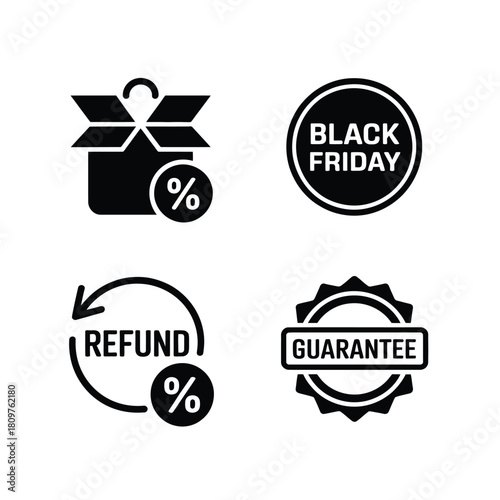 Return Policy & Guarantee Icons