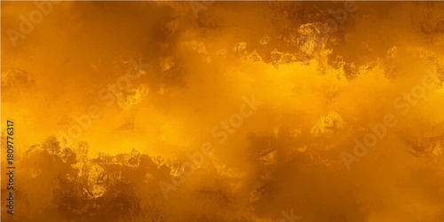 Vintage grunge art texture design with fiery orange explosion, dark blue water drops, and beer foam