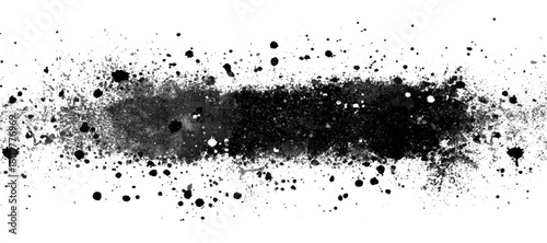 Creative grunge border with splattered ink stroke background texture .hand drawn artistic paint pattern featuring grunge splatter black brushstroke design .