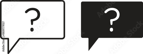 Help icon in minimal flat, stroke style. suitable for graphic designs