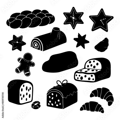 Black silhouette of a classical statue fragmenting and breaking apart