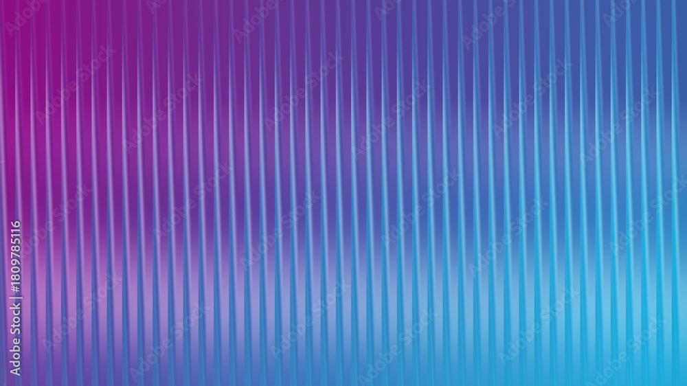 Fototapeta premium Dynamic ribbed gradient background in vibrant magenta to blue hues