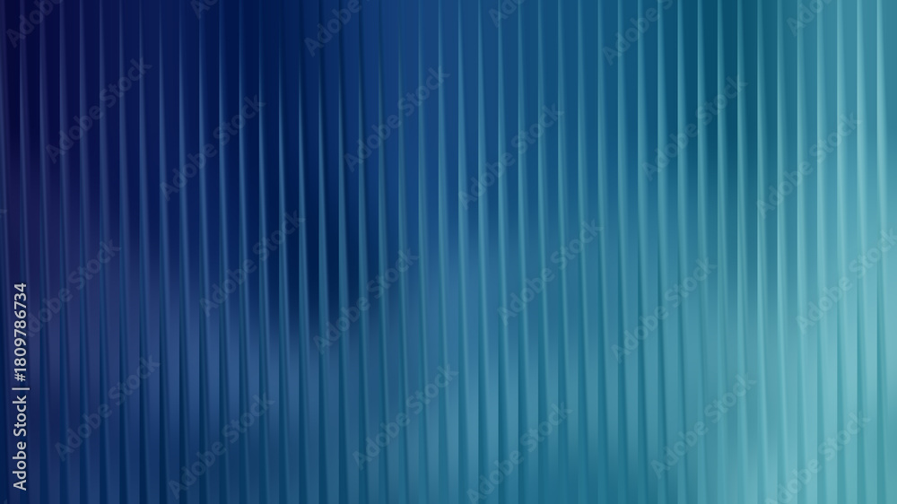 Fototapeta premium Blue to teal gradient textured background with dynamic vertical lines