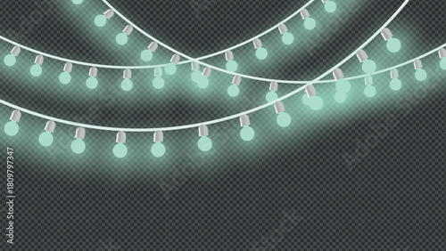 Abstract geometric light design with vibrant colors