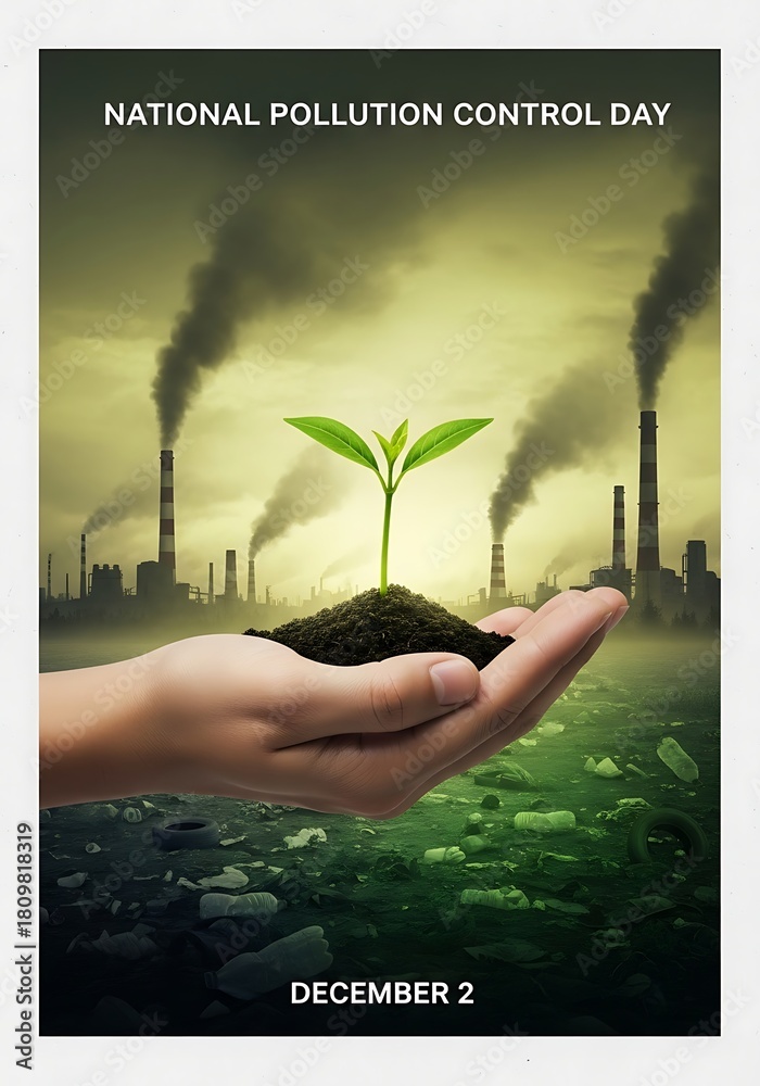 Naklejka premium Eco-Friendly Awareness Digital Artwork