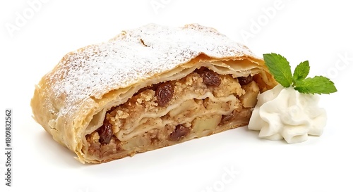 Austrian Apple Strudel Slice