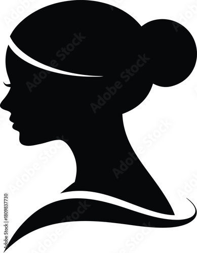 Elegant beautician logo, stylish, minimal, vector, feminine, modern design