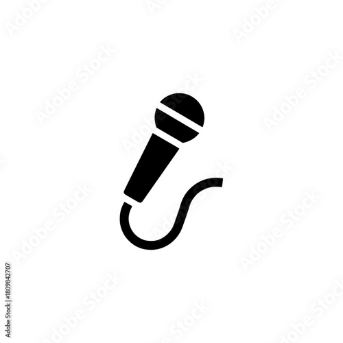 Wired Dynamic Microphone for Singing and Podcast Icon