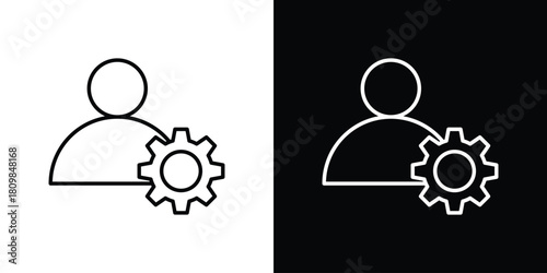 Account settings icon. Modern simple vector collection