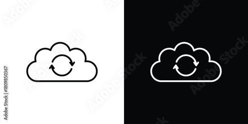 Backup icon. Modern simple vector collection