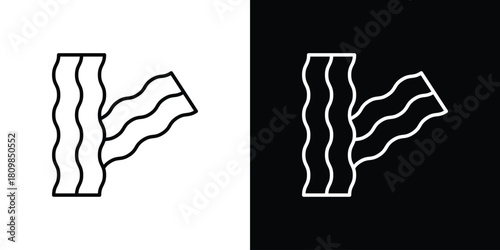 Bacon icon. Modern simple vector collection