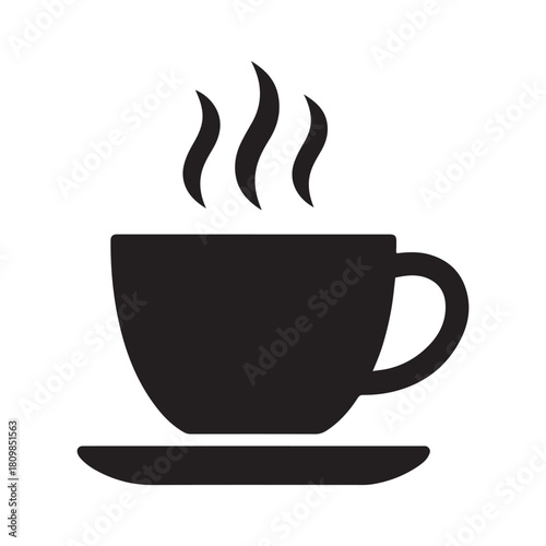 Coffee cup icon vector