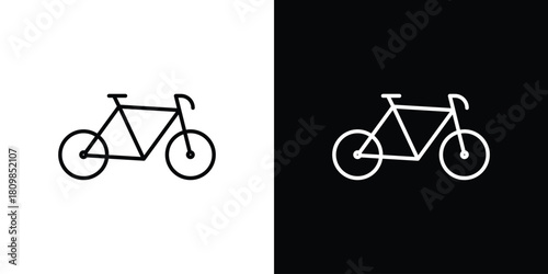 Bicycle icon. Modern simple vector collection