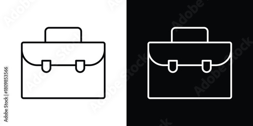 Briefcase icon. Modern simple vector collection