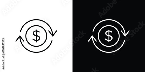 Cash flow icon. Modern simple vector collection