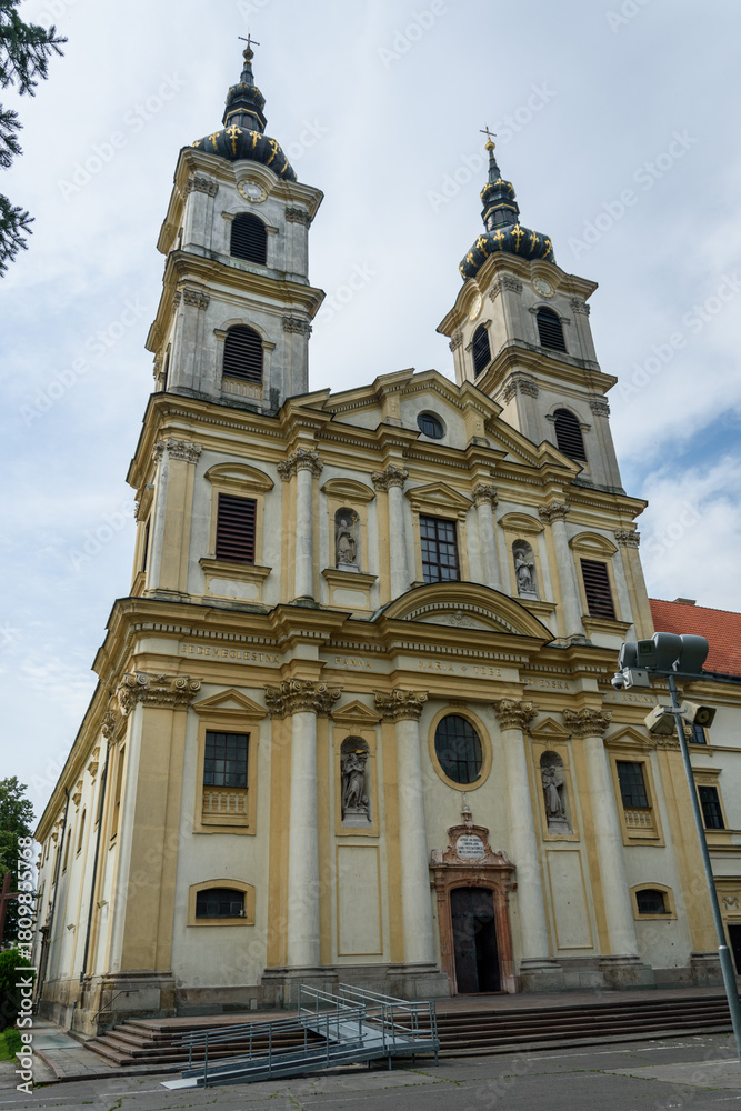 Naklejka premium Basilica of the Virgin Mary of the Seven Sorrows, Šaštín-Stráže, Slovakia – National Marian Pilgrimage Site