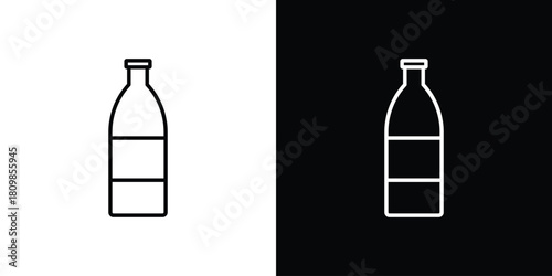 Champagne bottle icon. Modern simple vector collection
