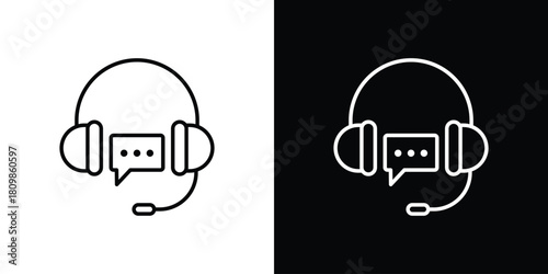 Customer service icon. Modern simple vector collection