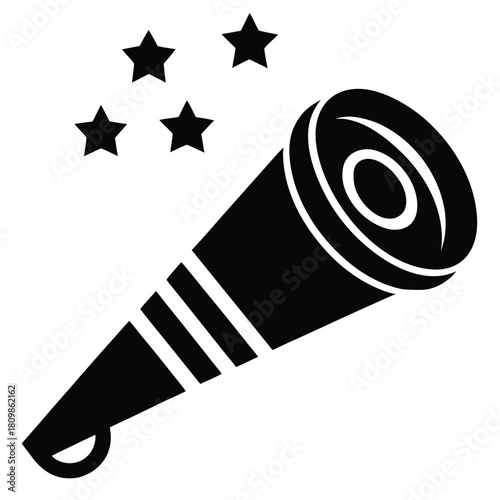 party blower vector icon