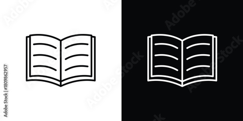 E-book icon. Modern simple vector collection