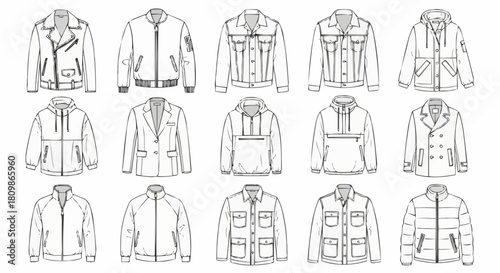 Collection of Jacket Designs - A Fashionable Wardrobe Outline.