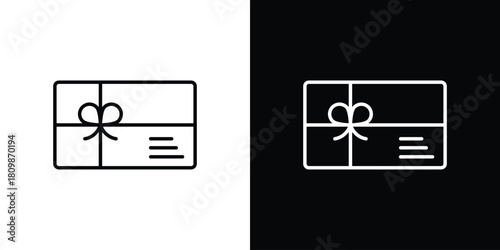 Gift voucher icon. Modern simple vector collection
